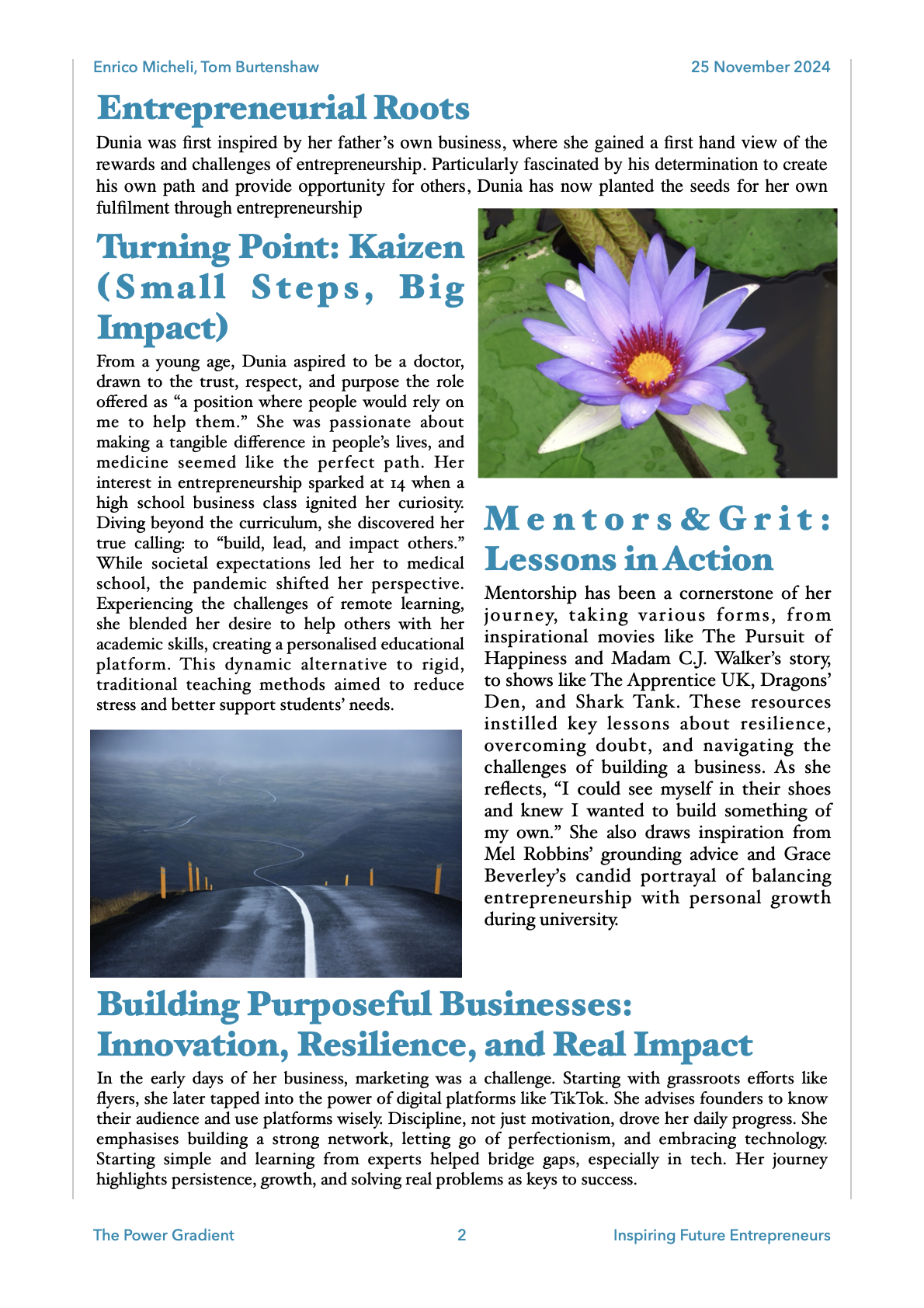 Page 2 of The Power Gradient - Week 2